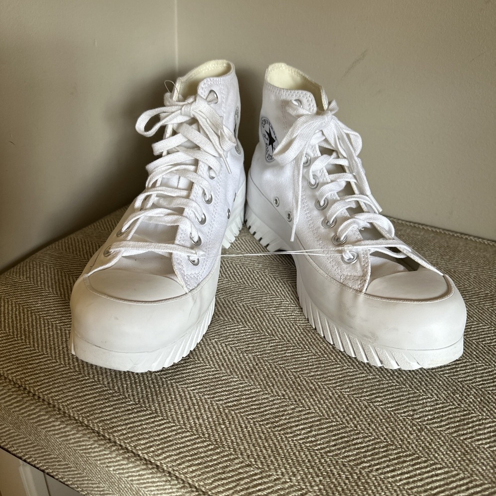 Converse Mens‎ Chuck Taylor All Star Lugged 2.0 Canvas Platform Shoes 8.5 8 READ